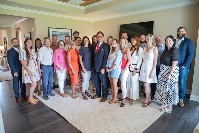 Members of the award-winning Oldfather Group are (l-r) Joshua Kidon, Erika DiSalvo, Shantel Wright, Robert Murphy, Christian Schaffer, Linda Rosatelli, Mike McGinley, Julie Seymour, Stephanie Moyer, Bobby Filer, Mariya Oldfather, Doreen Brown, Dustin Oldfather, Jackie Steventon, Abbey Rinaldi, Martina McCrea, Ron Doughty, April Armstrong, Spencer Fothergill, Sheila Brennan, Lou Crossin, Diann Corsnitz and Jesse Westwood. SUBMITTED PHOTO